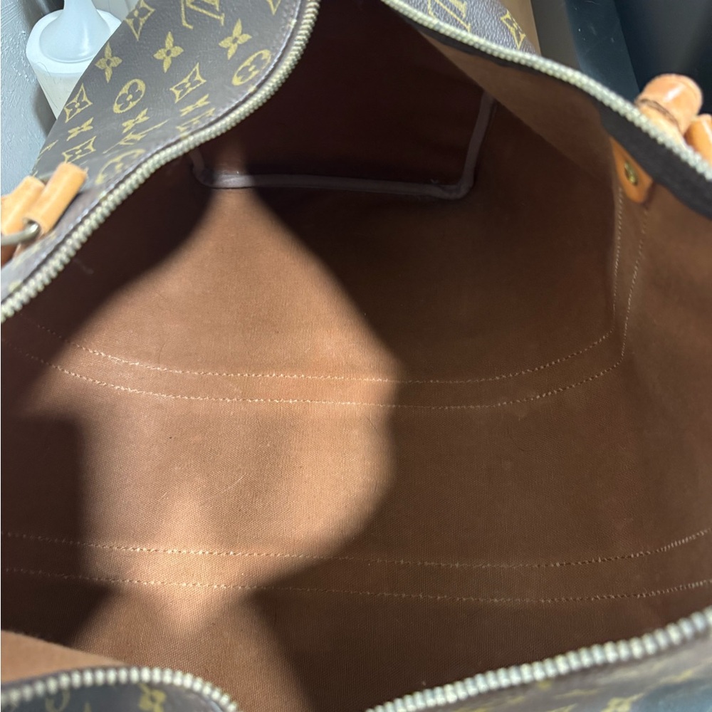 Louis Vuitton Monogram Keepall 45 Canvas Duffel with Natural Leather Trim - Picture 6 of 8